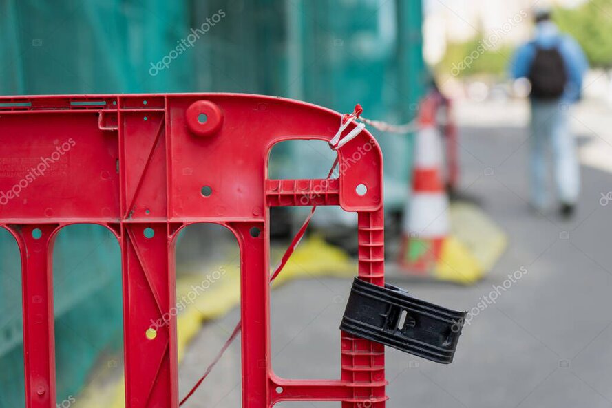 Gesicherte Baustelle mit Zutrittskontrolle und Video